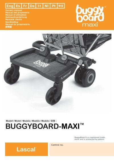 lascal buggy board extender kit