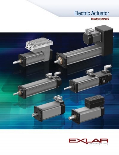 GSX Series Linear Actuators with Integrated Motor - Exlar