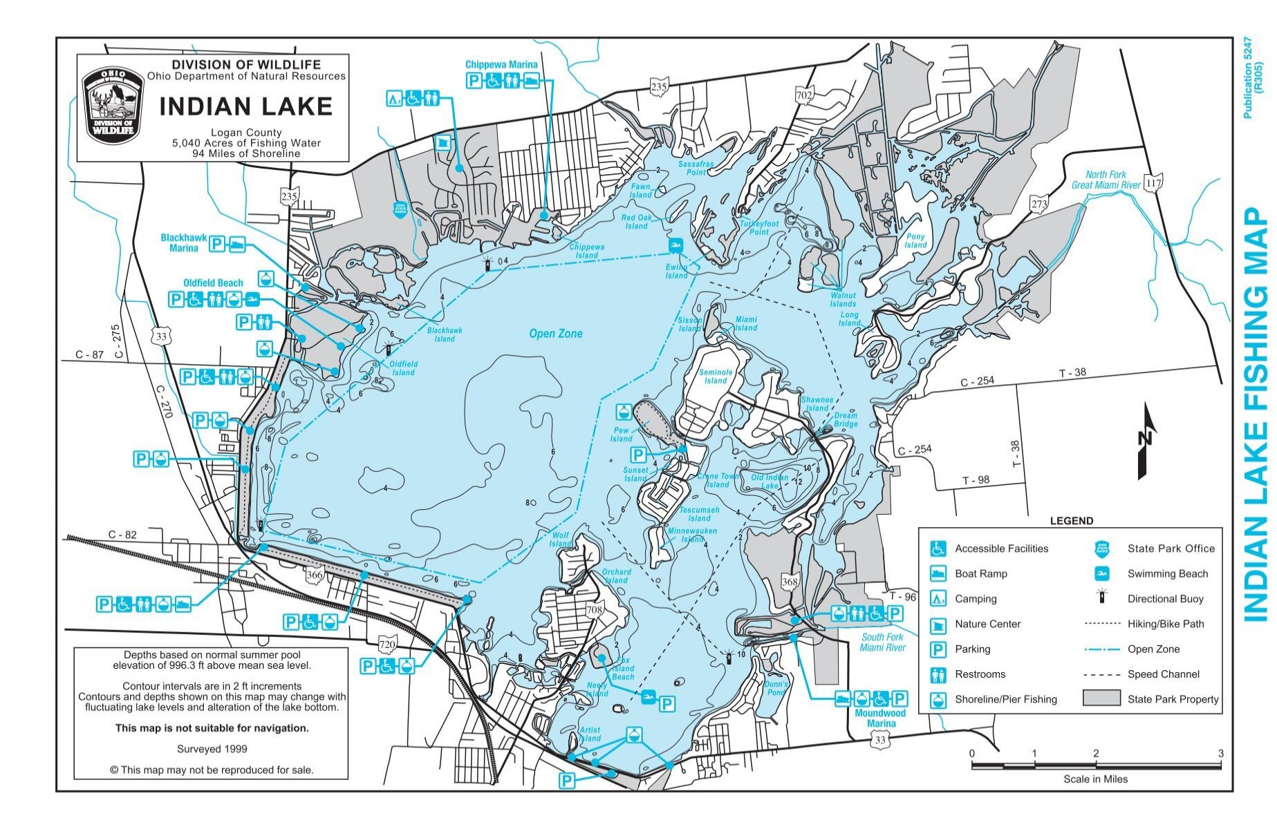 INDIAN LAKE FISHING MAP - Ohio Department of Natural Resources