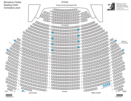 Benedum Orchestra Seating Chart