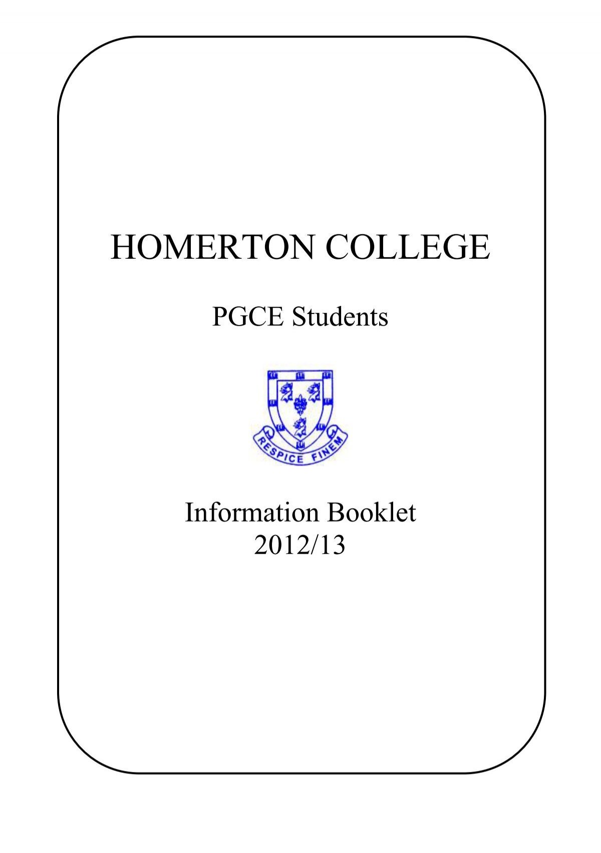 homerton college essay programme