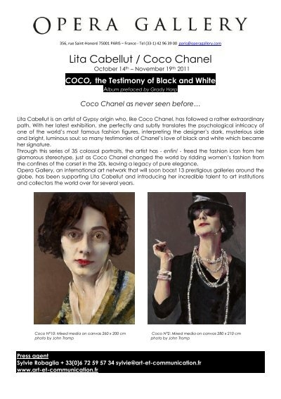 Lita Cabellut / Coco Chanel - Opera Gallery
