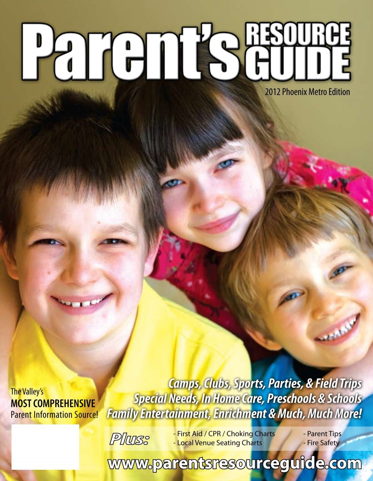 Parent's Resource Guide 2012 Phoenix Metro Edition