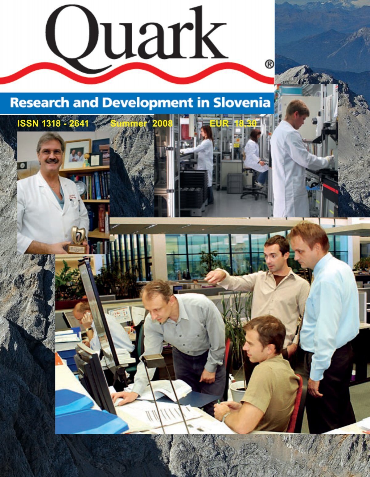 ISSN 1318 - 2641 Summer 2008 EUR 18,30 - Quark Magazine