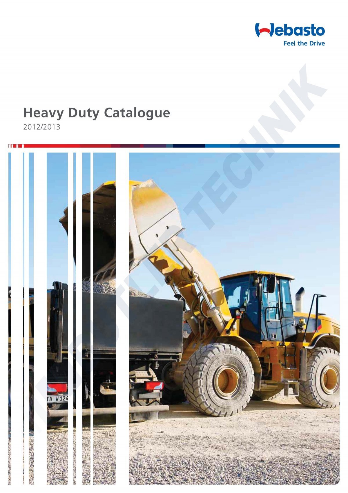 Webasto Heavy Duty Plant Machinery Catalogue