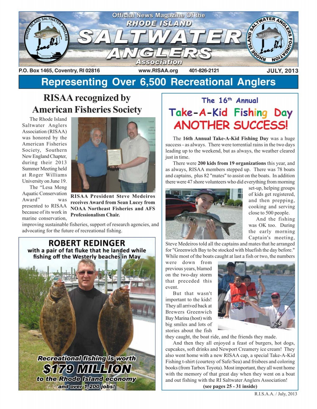 another success! - The Rhode Island Saltwater Anglers Association