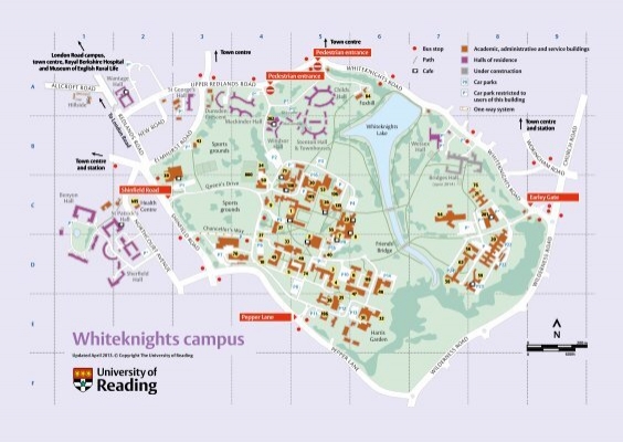 Whiteknights Campus Map University Of Reading