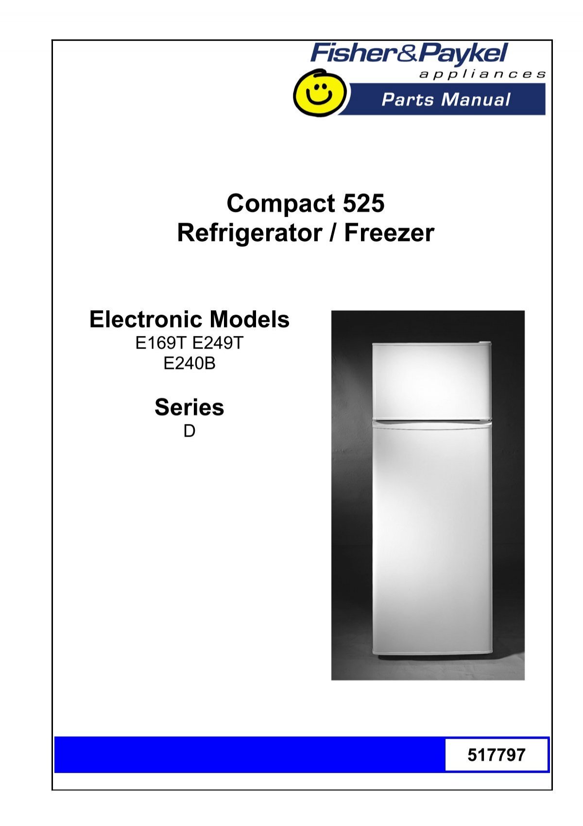517797 Compact 525 Refrigerator / Freezer ... - Jordans Manuals