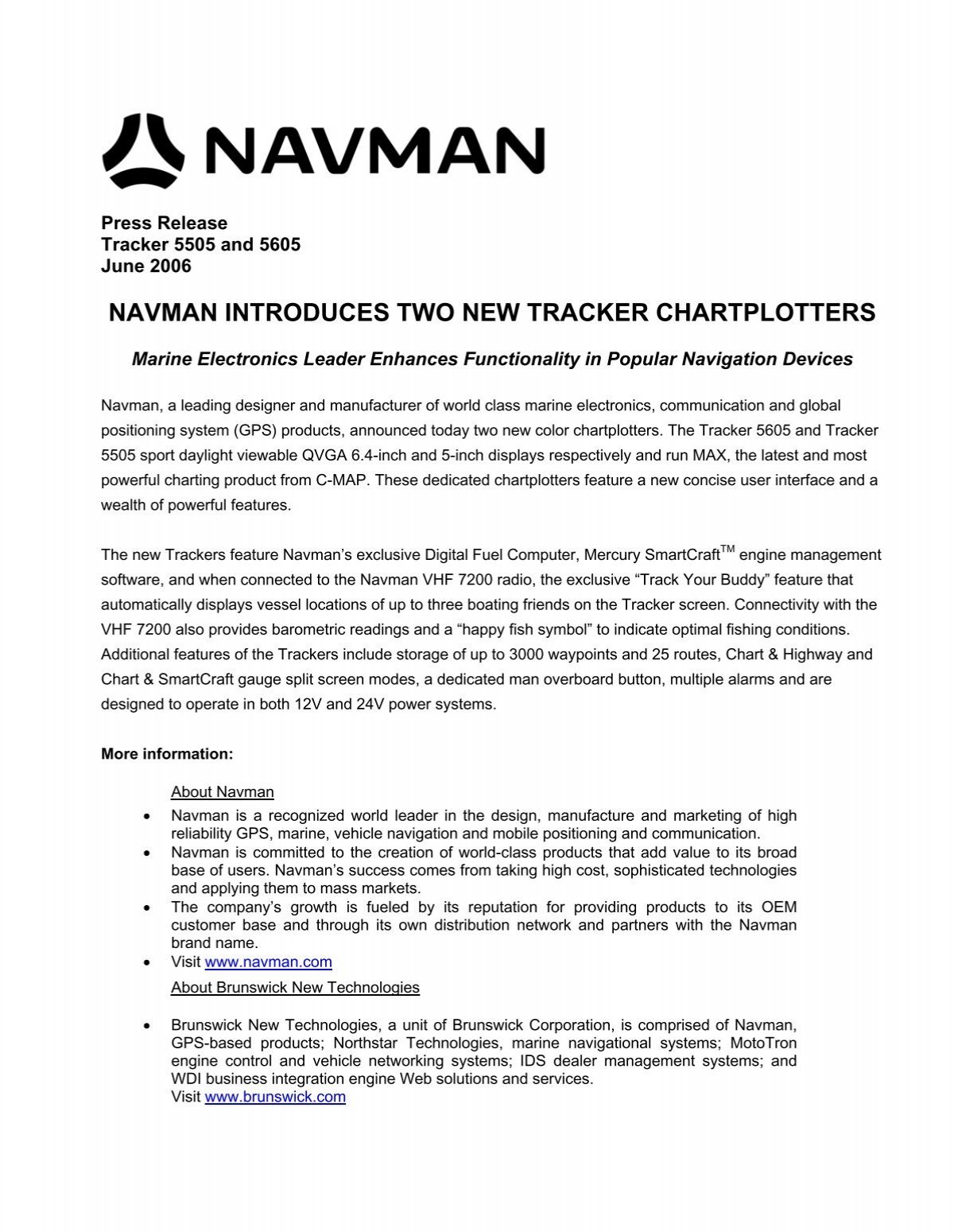 Navman Tracker 5500 C Map Charts