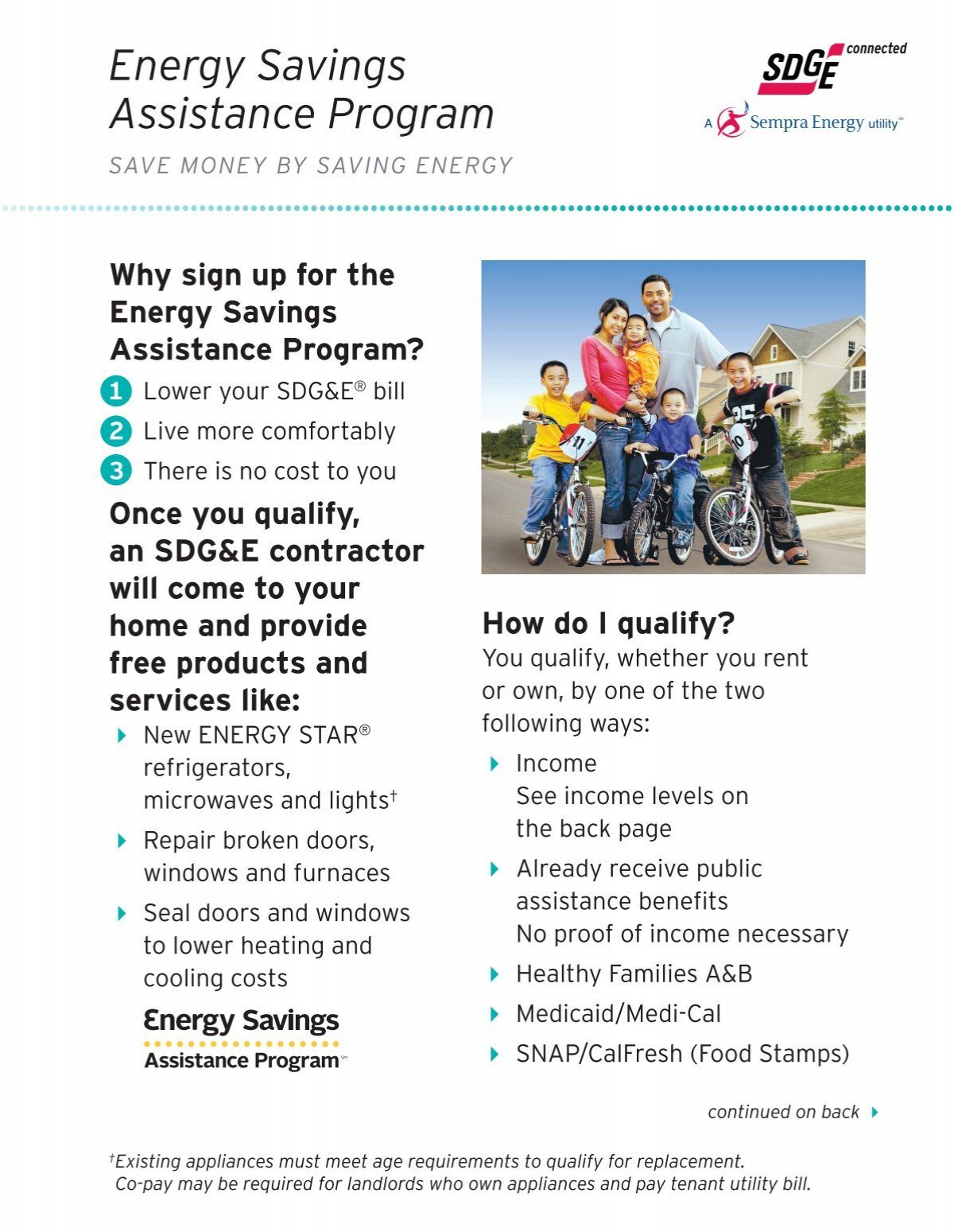 Energy Savings Assistance Program San Diego Gas Electric