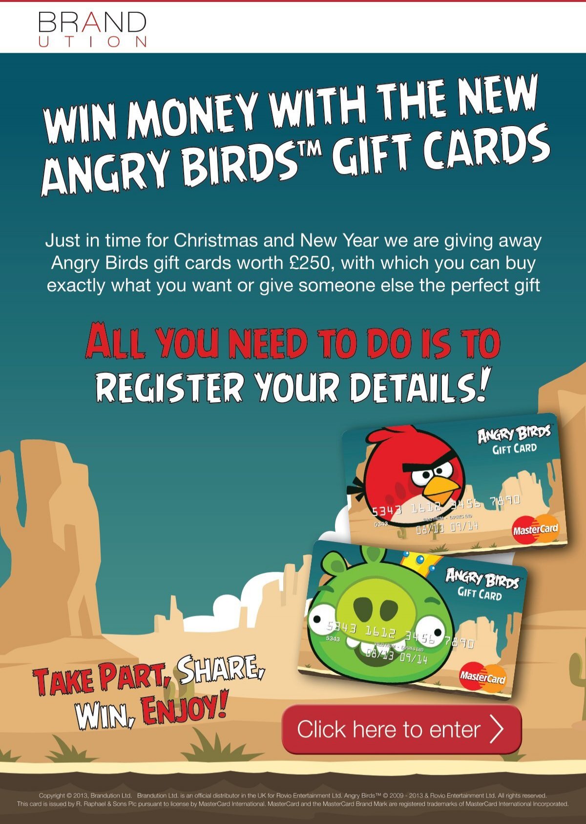 WIN MONEY WITH THE NEW ANGRY BIRDS GIFT CARDS