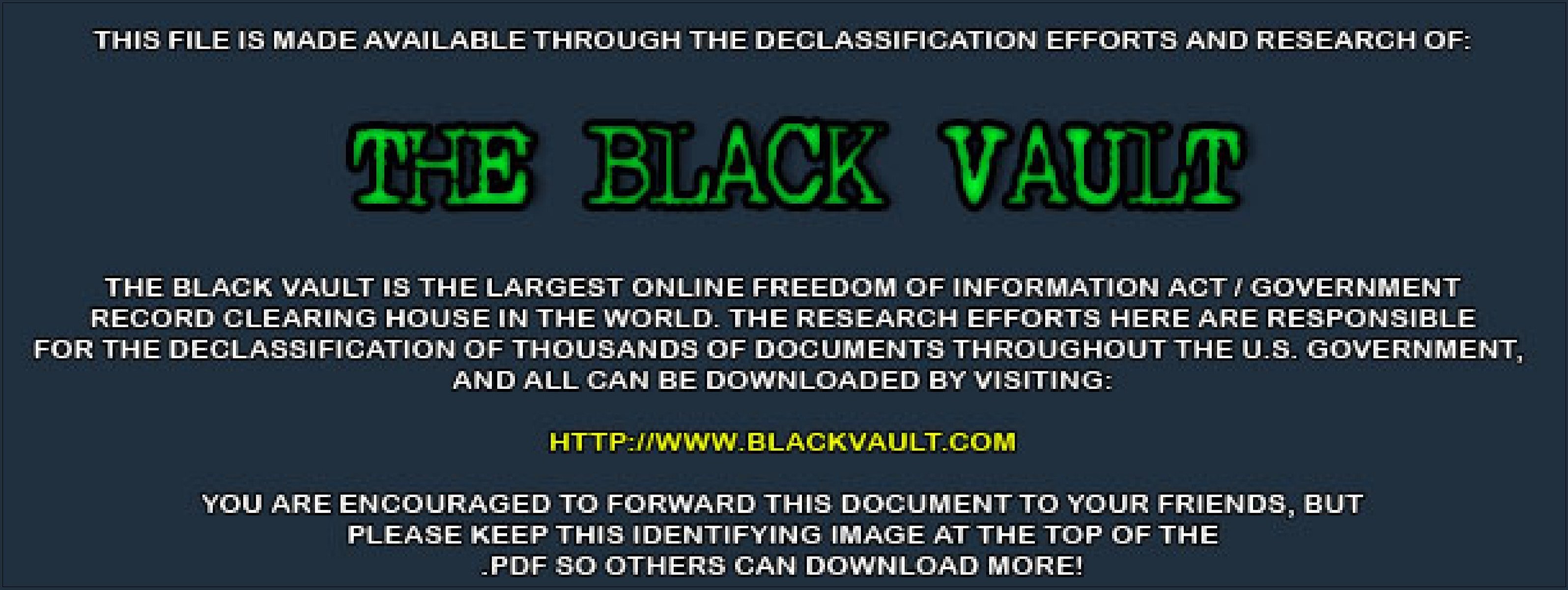 - The Black Vault