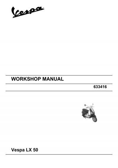CDROM Vespa S 50 4T 4V Workshop Manual Schematic PDF Parts Manual 