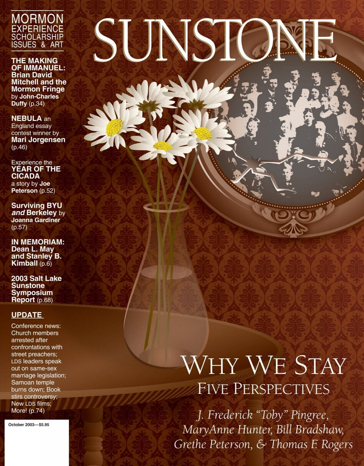 WHY WE STAY - Sunstone Magazine