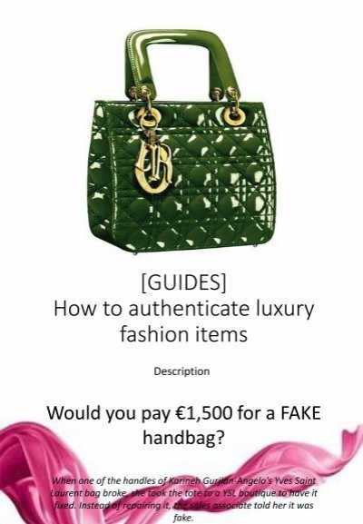 How to authenticate luxury fashion items