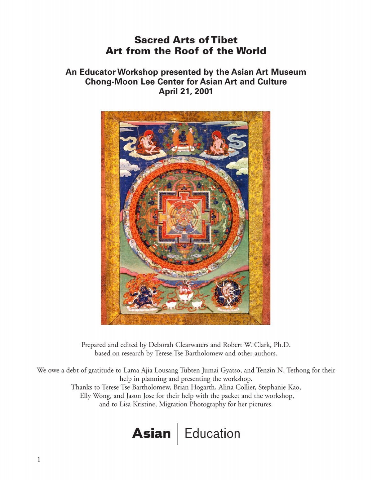 Sacred Arts of Tibet (.pdf) - Asian Art Museum | Education