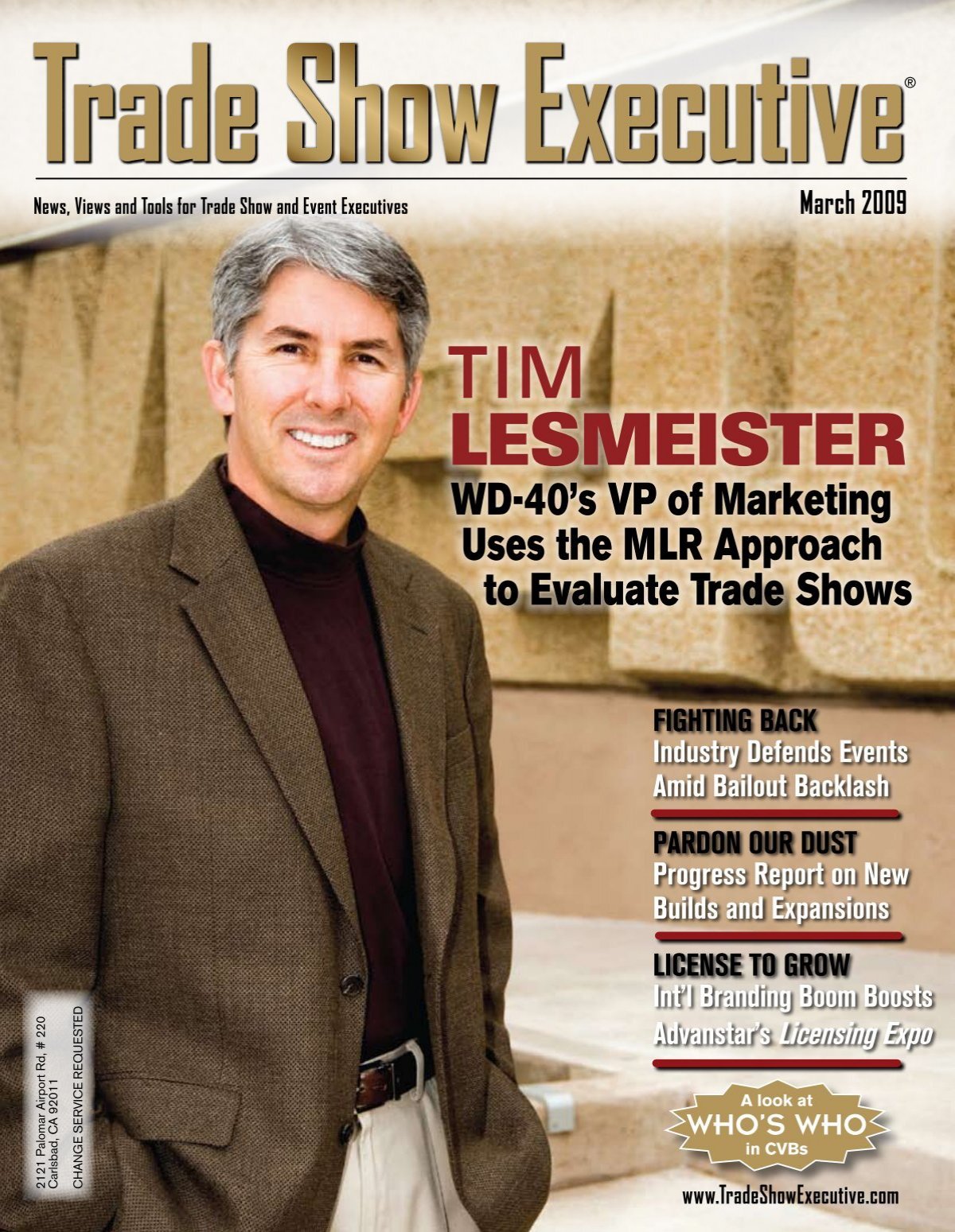 TIM LESMEISTER - Trade Show Executive