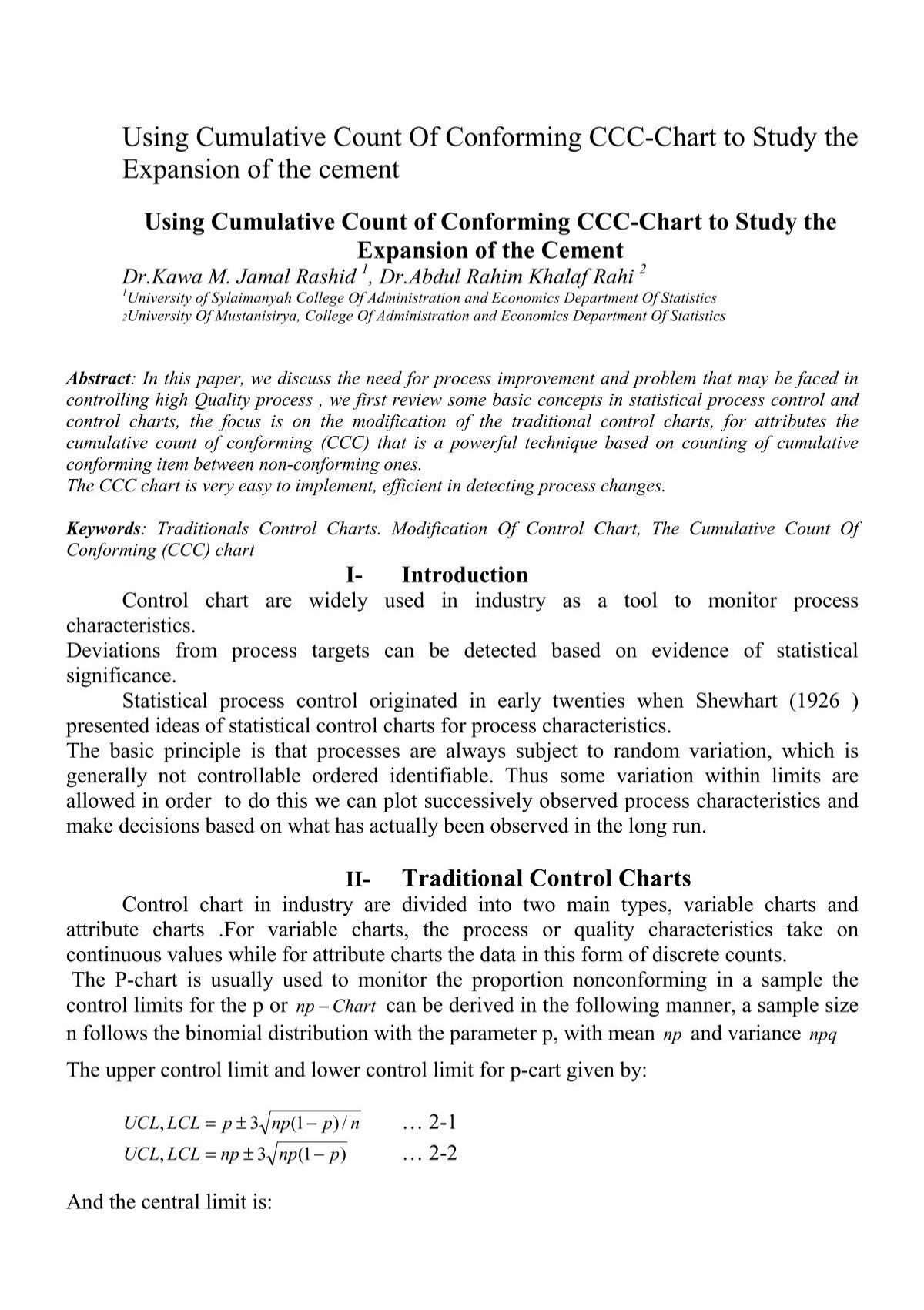 Ccc Chart
