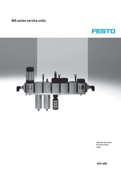 Model MS6-LFR-3/8-D7-ERM-AS Festo 529228 Filter Regulator Unit 