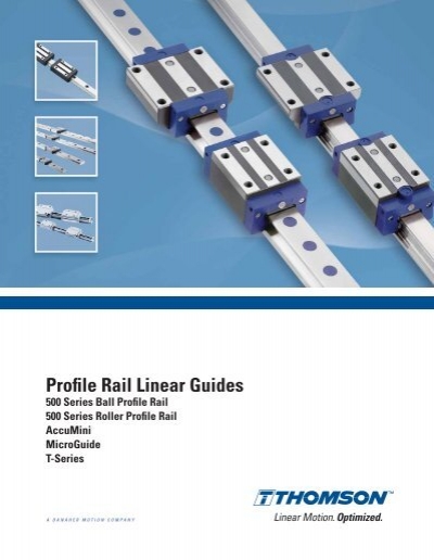 NEW Thomson 512P25C1 500  '500 Series' Roller Profile Rail Linear Guide Bearing 