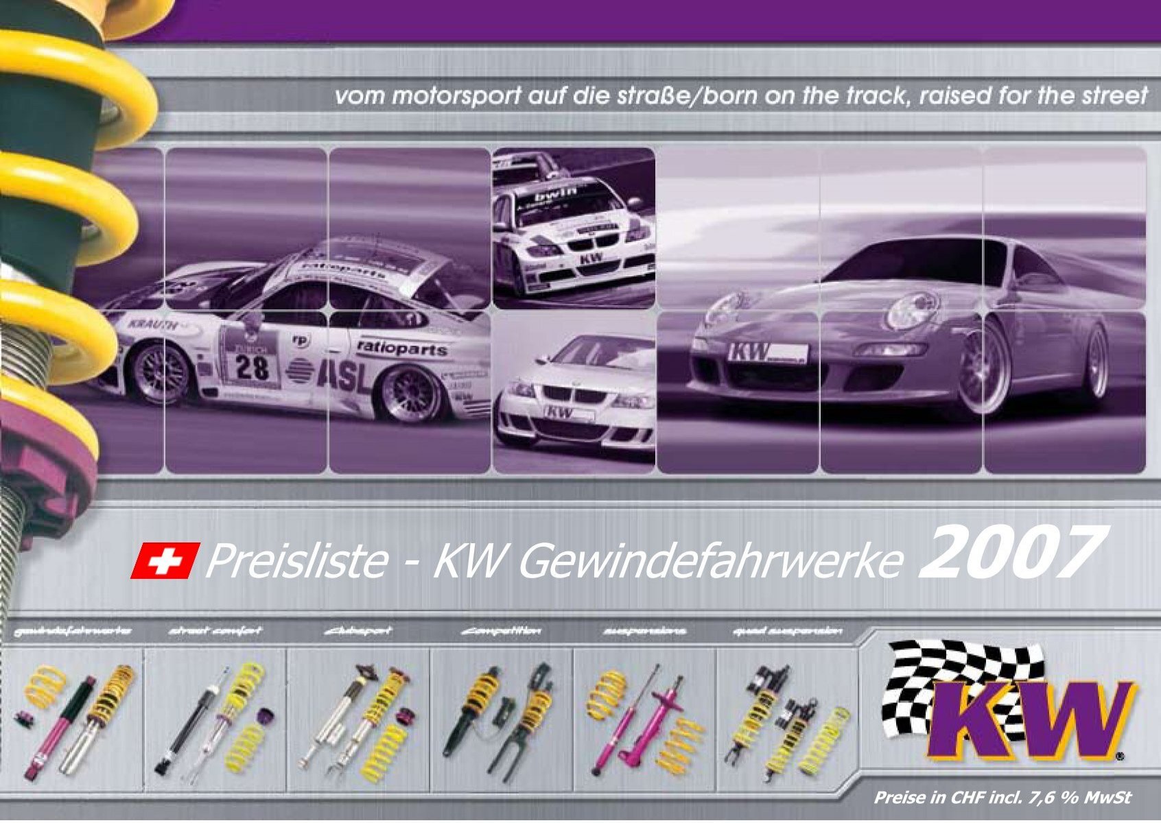 Preisliste - KW Gewindefahrwerke 2007 - Auto Master