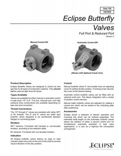 NEW Honeywell Eclipse 501218 106BV-B Manual Full Port 1.5'' Butterfly Valve 