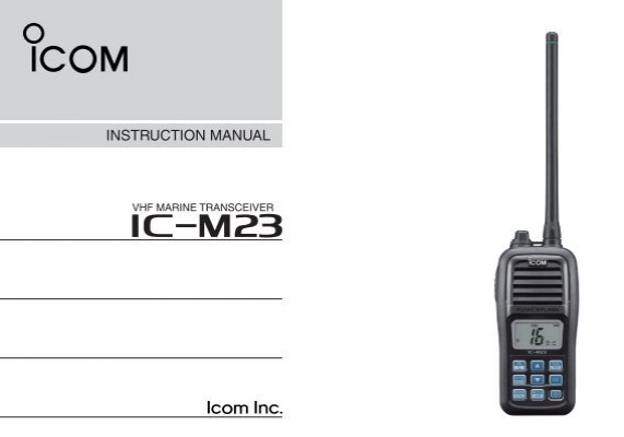 1500mAh Li-ion Icom IC-M24 - Fully Compatible with Icom IC-M23 Replacement for Icom BP-266 Battery 
