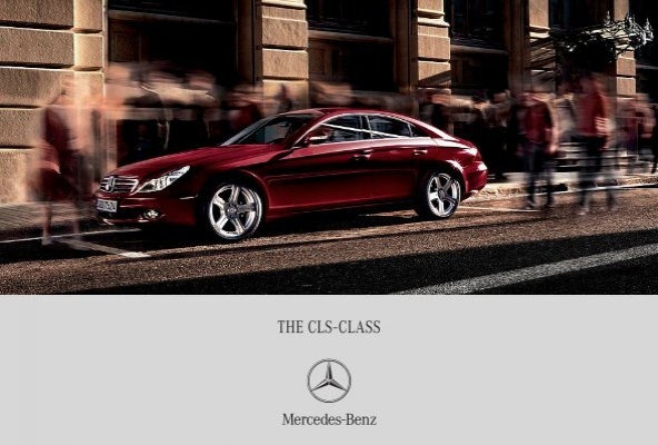 14 pages Mercedes CLS-classe c219 pré-prospectus brochure de 2/2004