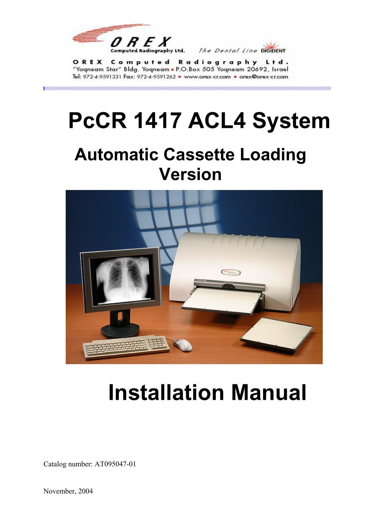 PcCR 1417 ACL4 System - Digital