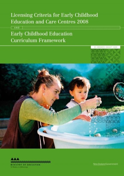 licensing criteria for early childhood education and care centres 2008