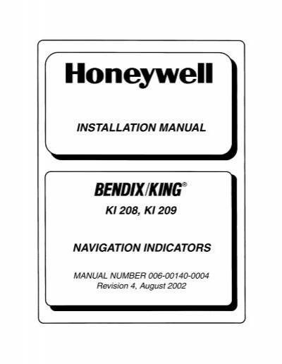 Bendix/King KI208A/KI209A indicator Connector Kit