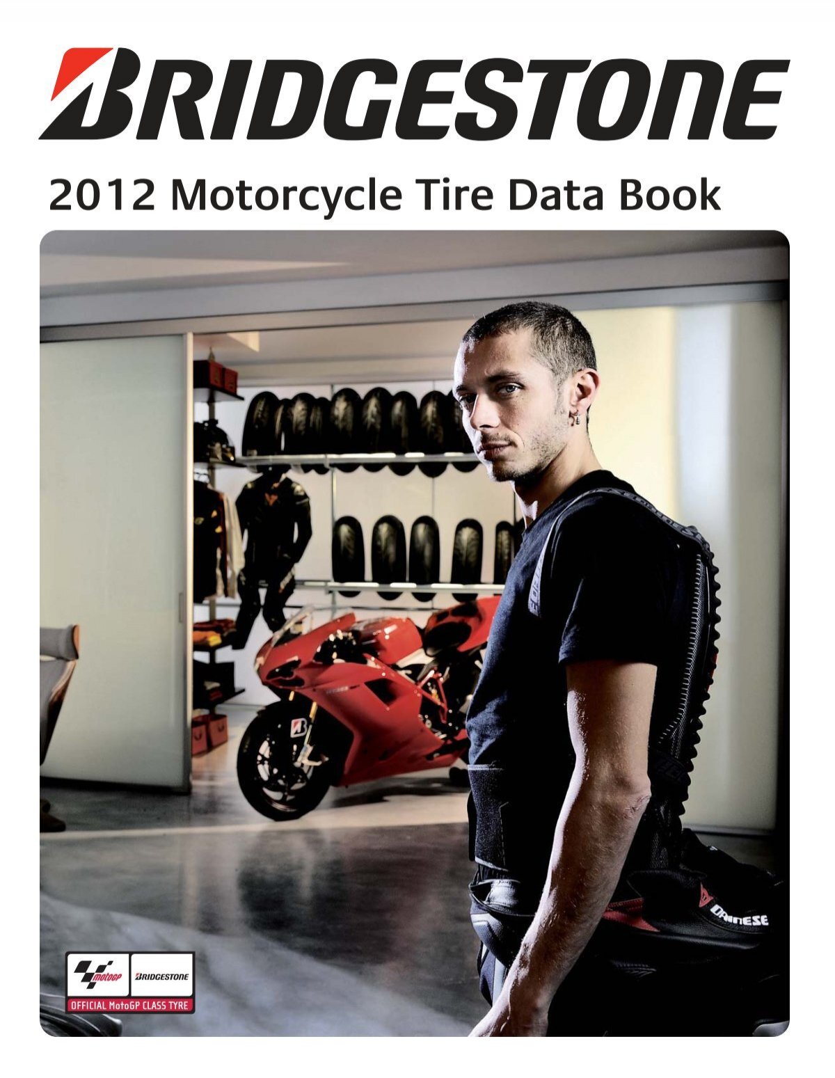 Bridgestone 12 Motorcycle Tyre Data Book Eurotred