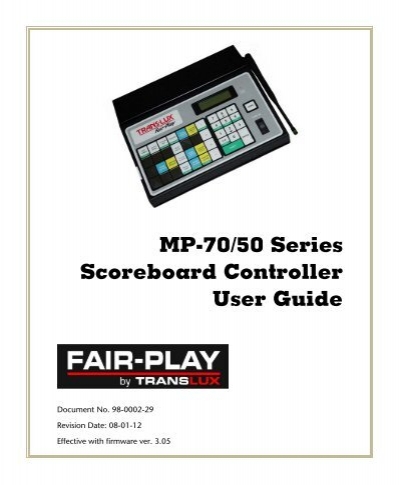 NEW Outdoor Sports LED2212 Digit Driver for Fair-Play Trans-Lux LED Scoreboard 