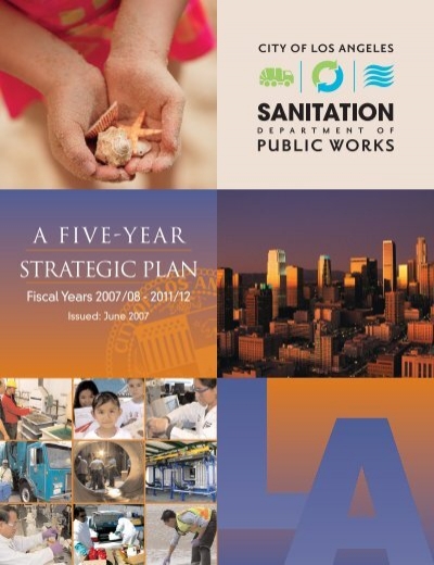A Five Year Strategic Plan Bureau Of Sanitation