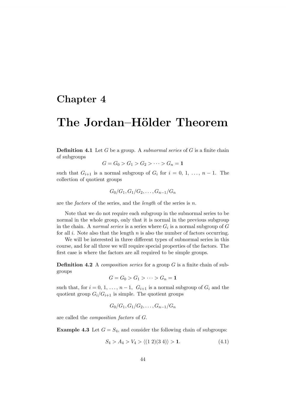 Jordanâ€“HÃ¶lder Theorem