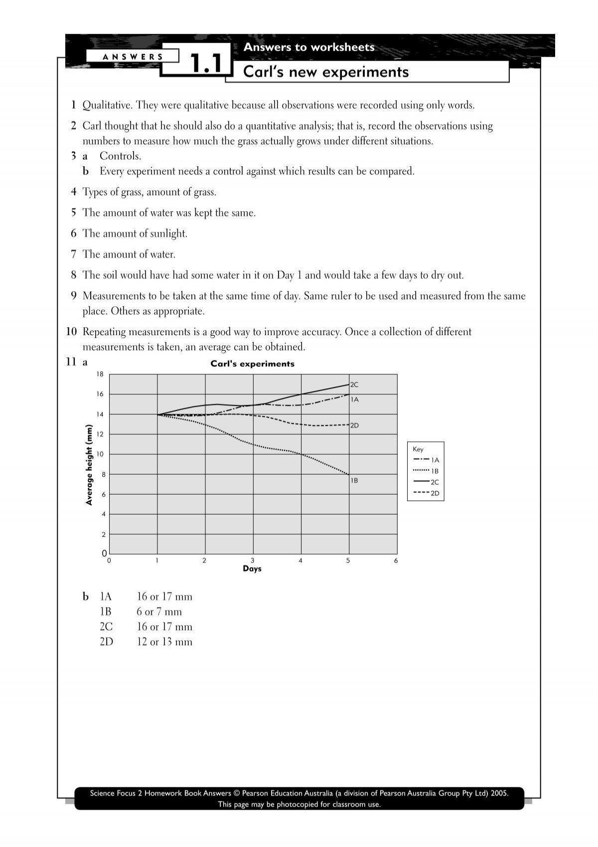 science focus 4 homework book answers