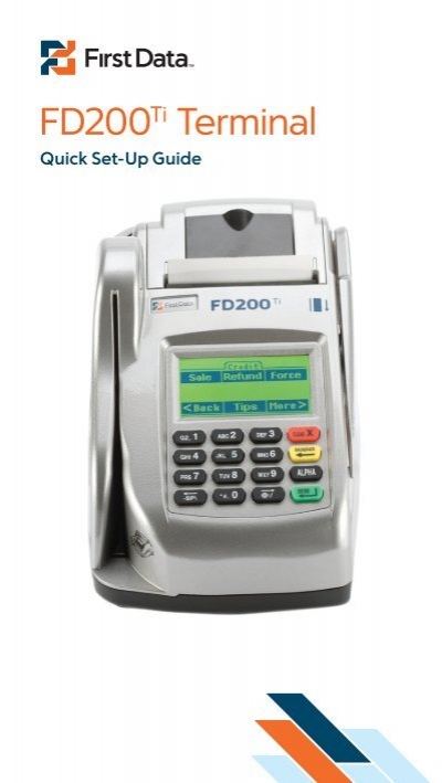 FD-200ti Credit Card Terminal and FD-35 PINpad with Injection 