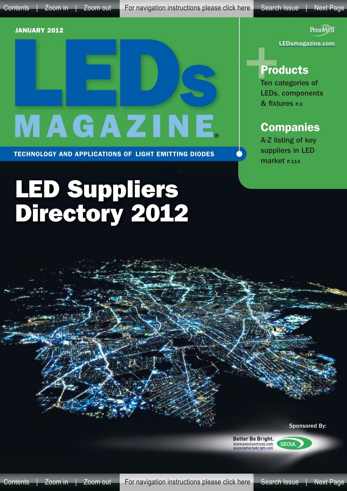 LED Suppliers Directory 2012