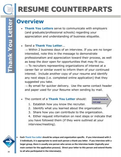 Thank You Letter To Recruiters from www.yumpu.com