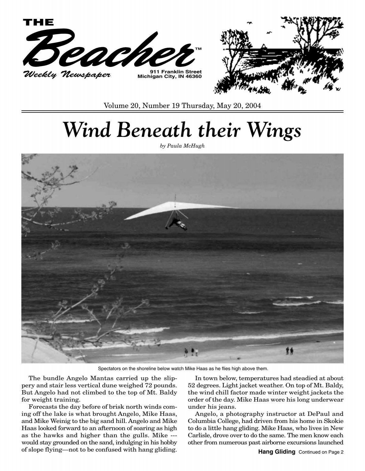 Wind Beneath their Wings - The Beacher
