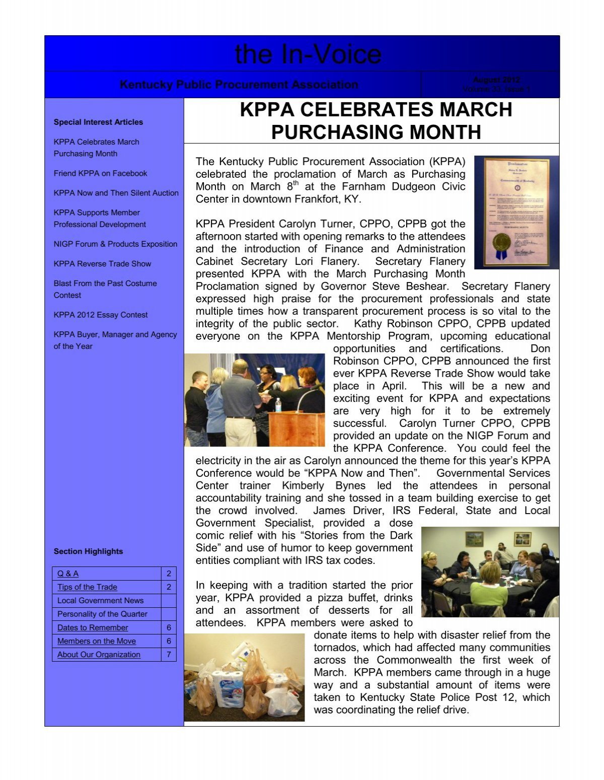 Kppa Reverse Trade Show Kentucky Public Procurement