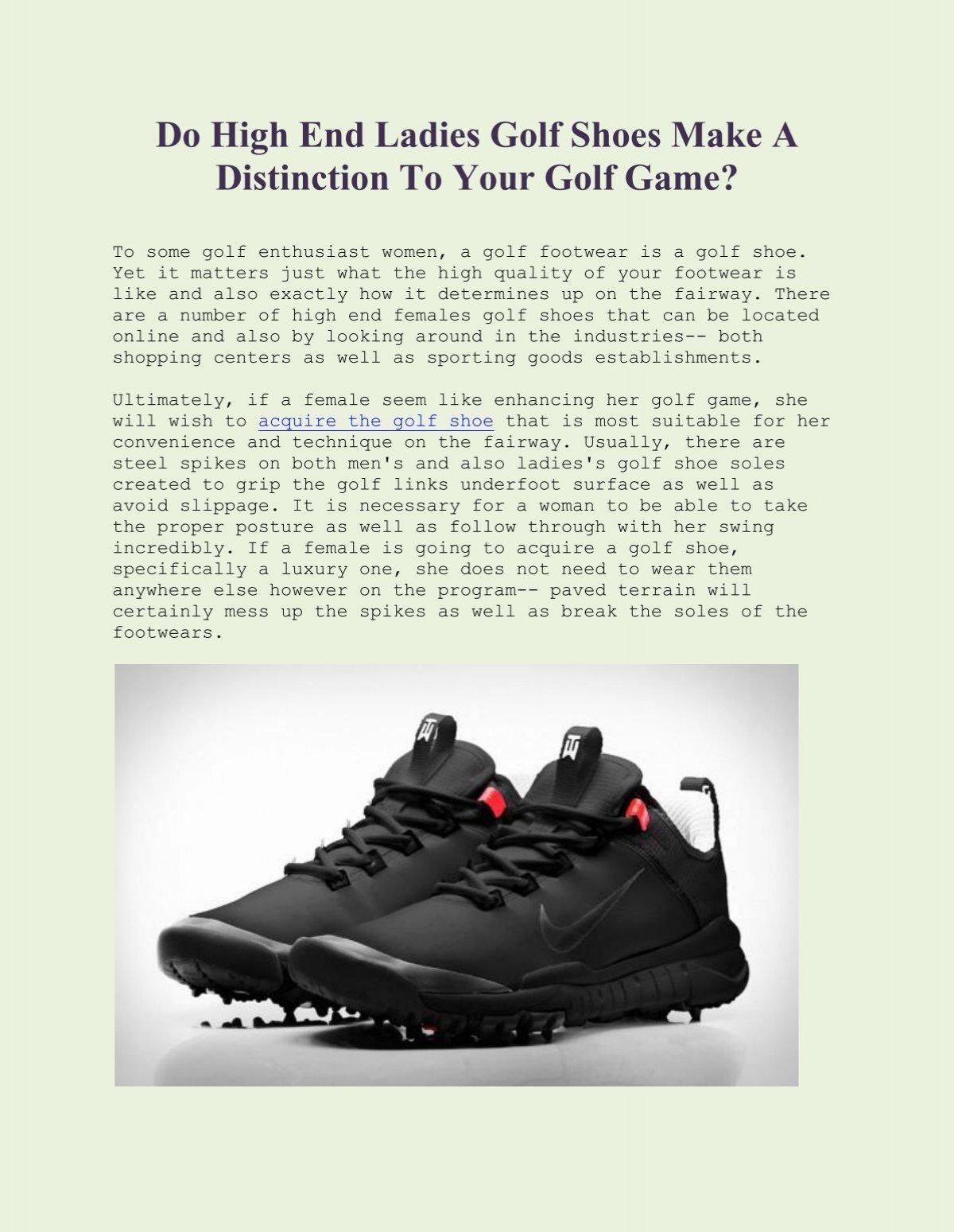 high end golf shoes