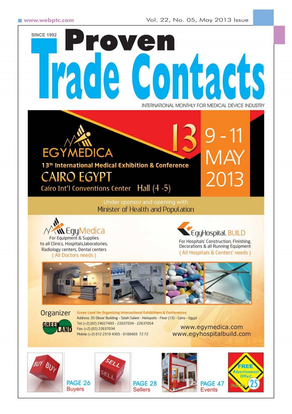 May 2013 Proven Trade Contacts
