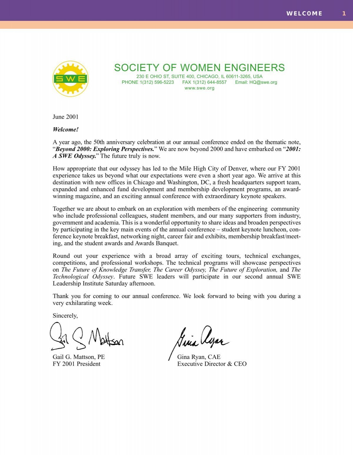 program book - Society of Women Engineers