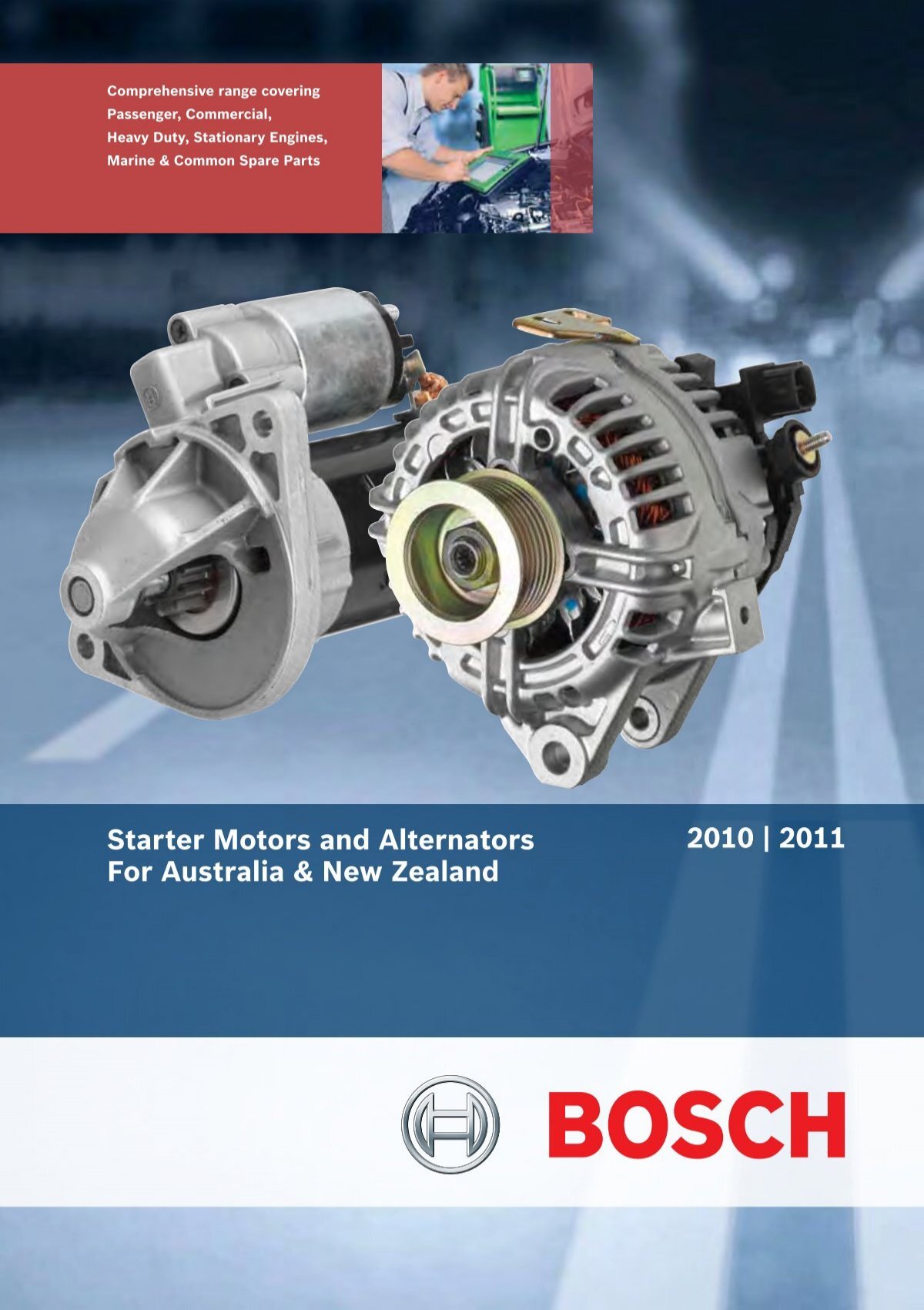 Starters Alternators Catalogue 2010 Bosch Australia