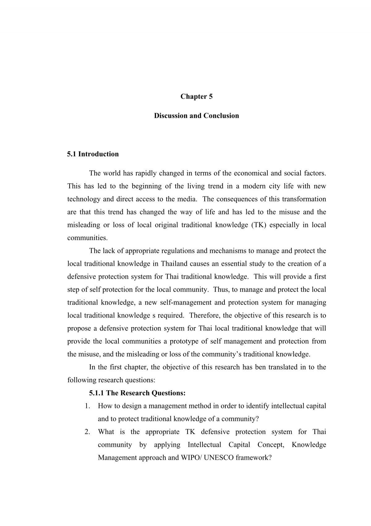 in research chapter v contains the discussion conclusion and recommendation