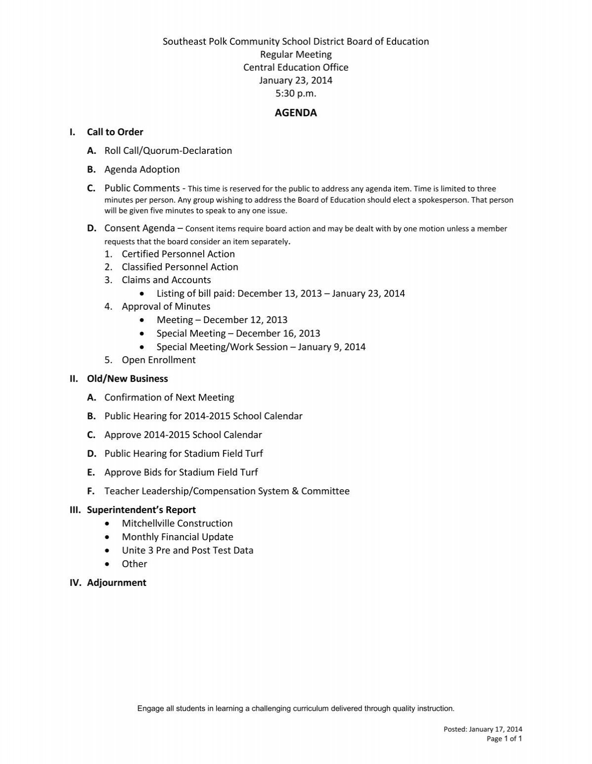 01-23-14 Agenda Packet