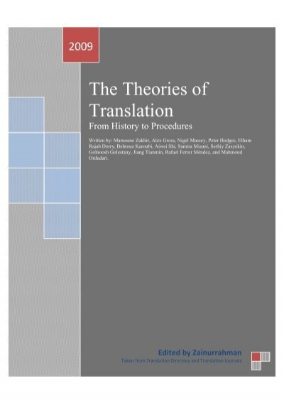 thesis about translation pdf