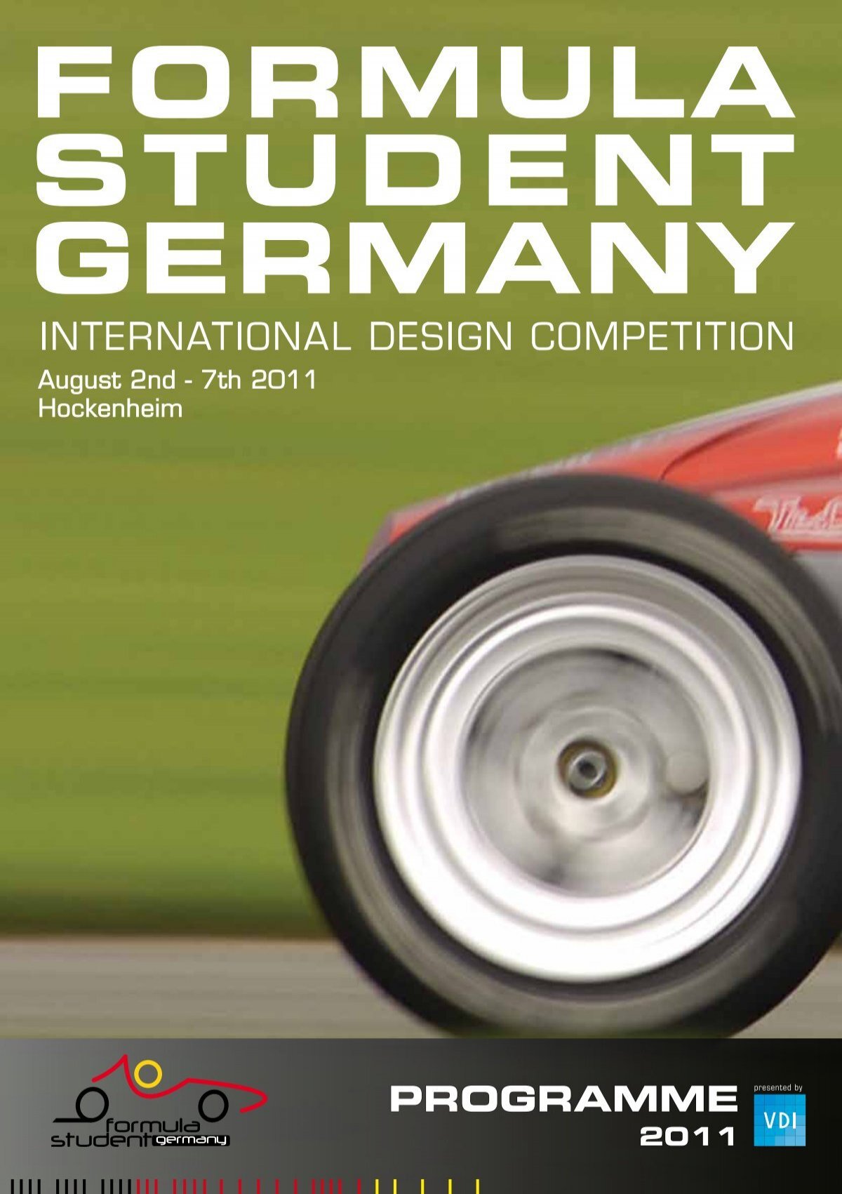 PROGRAMME 2011 - Formula Student Germany