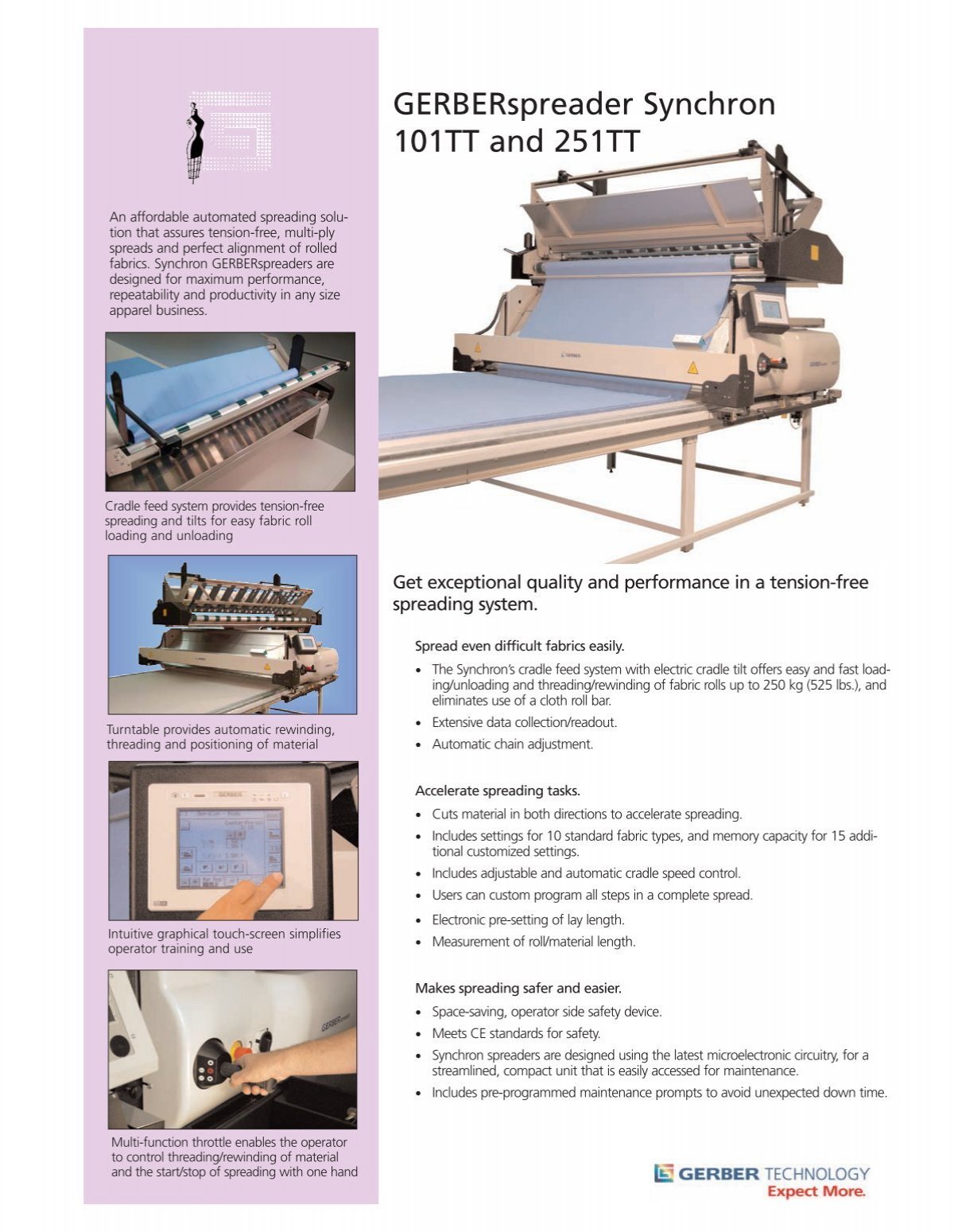 Automatic Fabric Spreading and Fabric Cutting machine //Gerber Fabric  cutter machine/Lay cutting m/c 